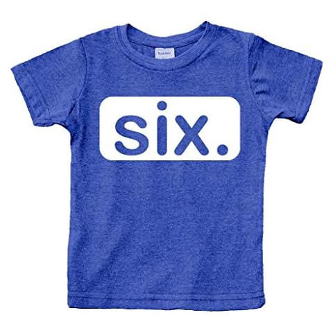 Unordinary Toddler Boys' 6th Birthday Shirt (Charcoal Blue, 7 Years) Cover