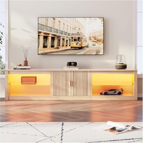 Bestier 80 Inch TV Stand for 75/85/90 inch TVs, LED...