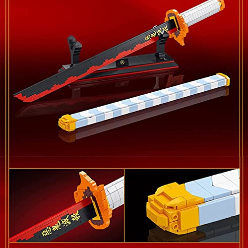 Ninja Katana Bausatz Ninja Weapons Modellbausatz Bauspielzeug Klemmbausteine Spielzeugschwert Sword Mit Schwertständer… – Bild 5