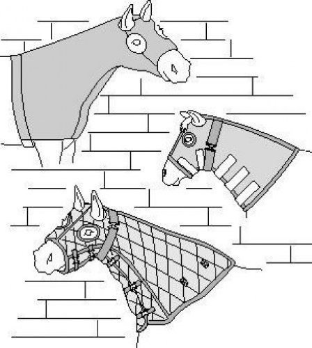 Field's Fabrics Suitability 7570 Horse Hood Collection Equestrian Pattern [Kitchen]