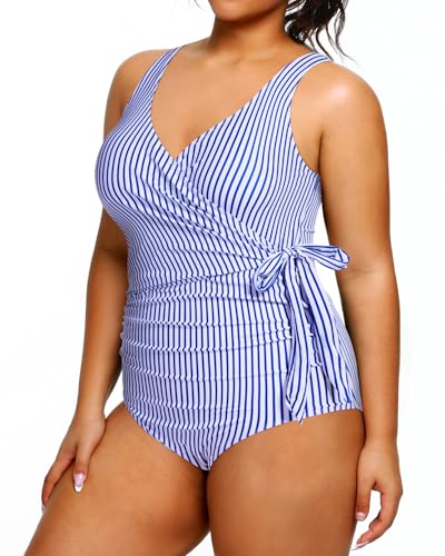 Yonique Plus Size One Piece Swimsuits for Women Tummy Control Bathing Suits Full Coverage Swimwear4