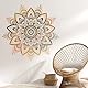 KQDRAVINE Wandtattoo Mandala Wandsticker Mandala für Schlafzimmer Wandaufkleber Wandtattoo Wanddeko Wandbild Boho Style Flur Yoga Wanddeko,Pflanzen Blumen Wandaufkleber für Wohnzimmer Küche Fenster