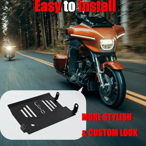 Image of 2024-2025 2026 Skid Plate Lower Engine Chassis Protection Guard for Harley Touring Road Glide /CVO Road Glide /Street Glide /CVO Street Glide /Special FLHXSE