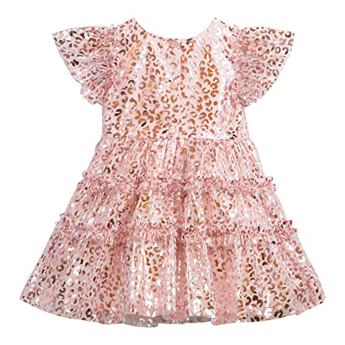 PIPPA & JULIE Girls' Sleeveless Party Dress, Fit & Flare Silhouette, Cute Pattern Styles2