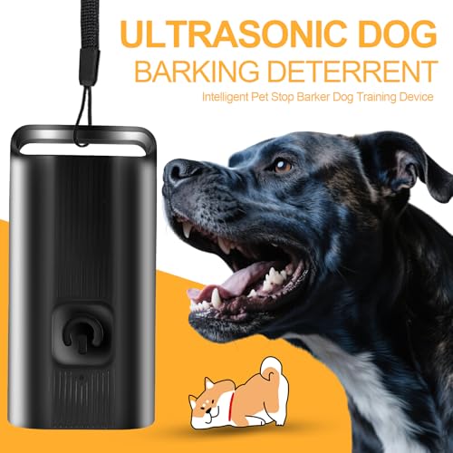 Baopilong Mini Ultraschall-Hunde-Bell-Deterrent – Bell-Stop-Gerät für den eigenen oder Nachbars Hund, wiederaufladbarer Anti-Bell-Trainer, tragbares Trainings-Tool gegen Bellen