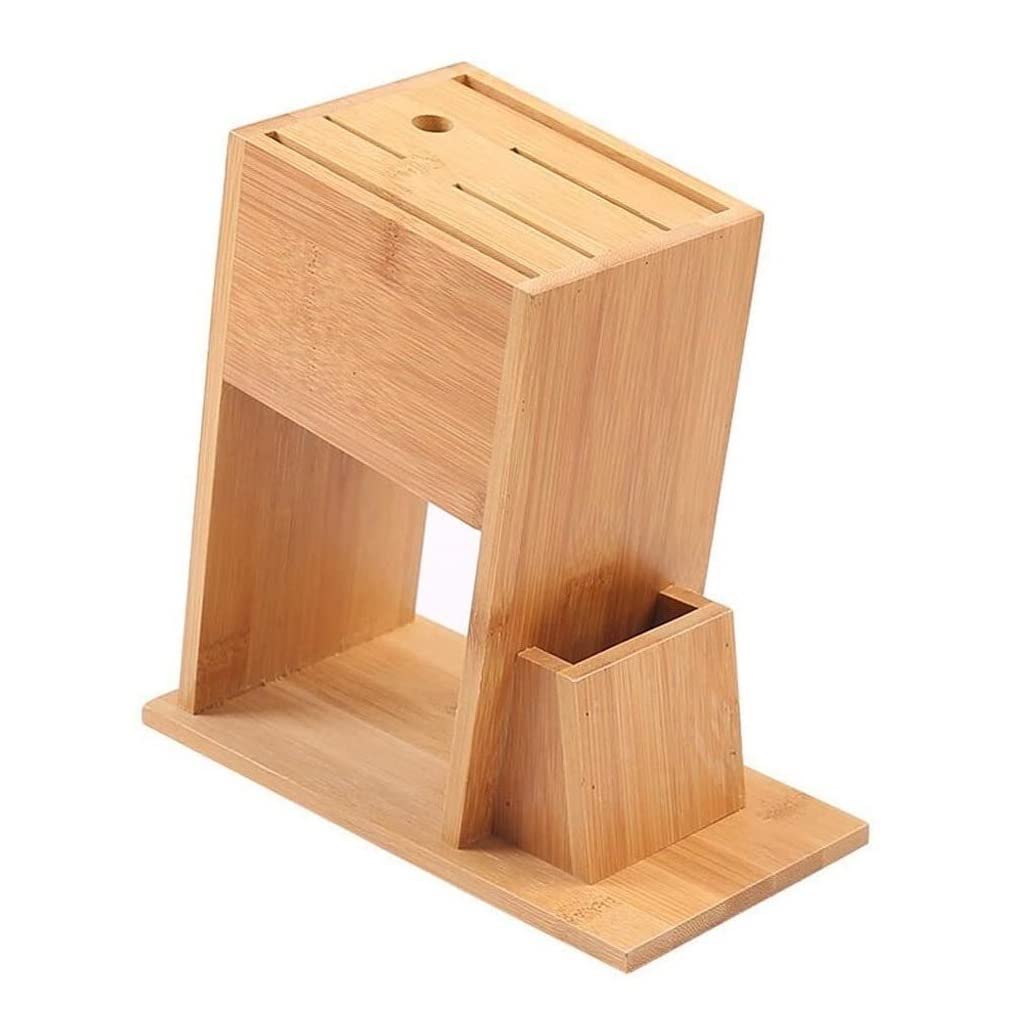 Accessoires de cuisine pour la cuisine moderne : le bloc de couteaux en bois idéal