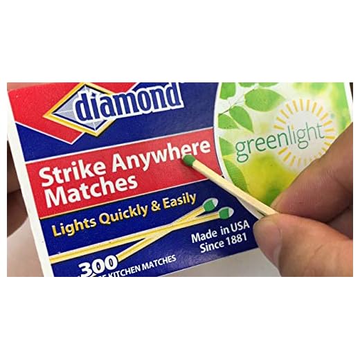 Diamond Greenlight Strike Anywhere Kitchen Matches (3pk = 900 Total)