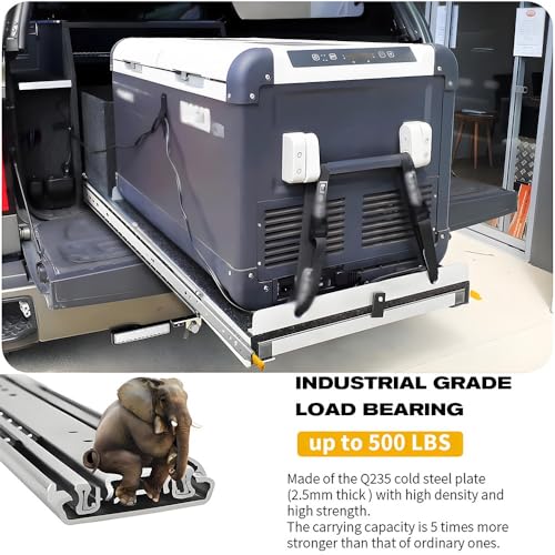 Guías para cajones robustas con montaje lateral de extensión completa para cajas 8