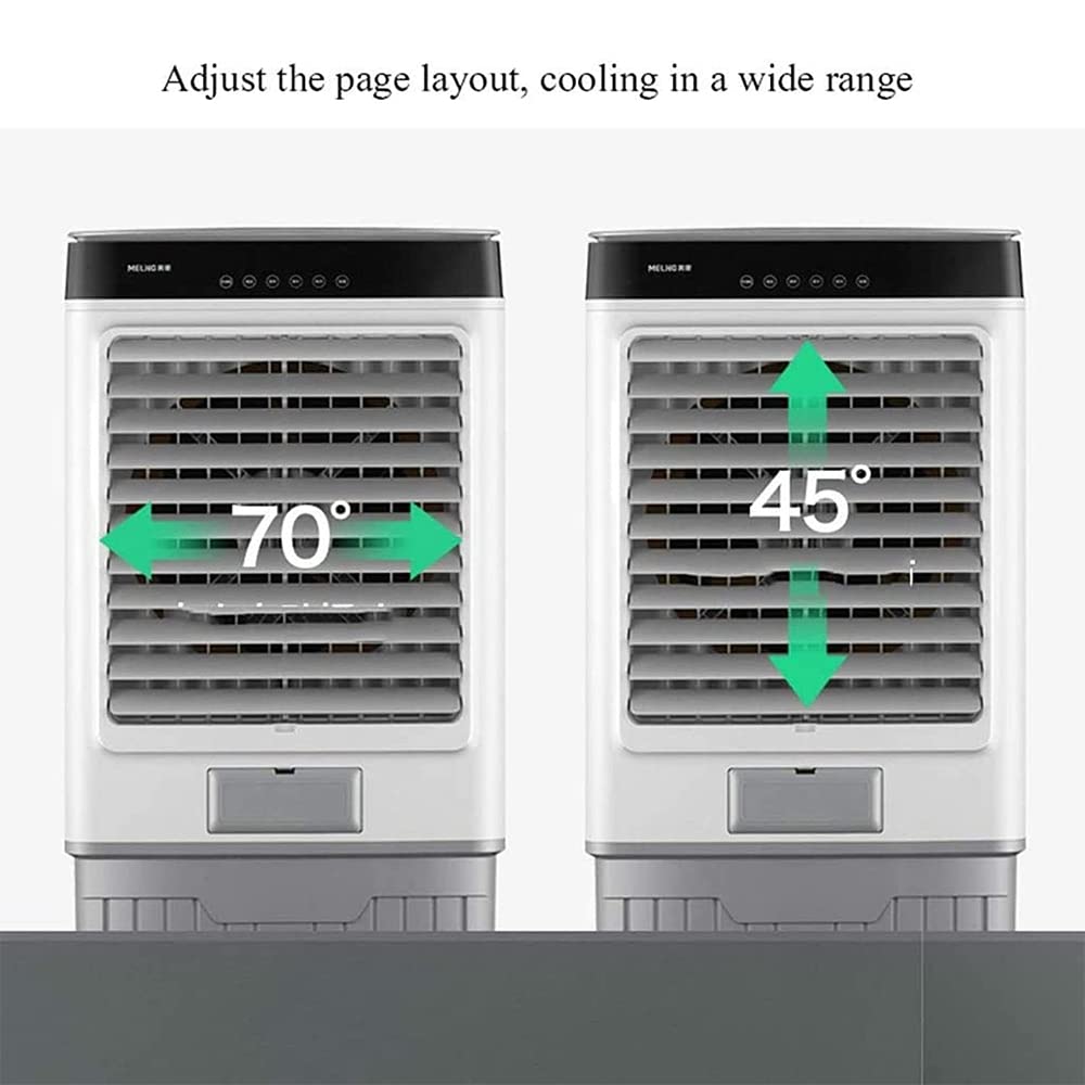 Gran refrigerador de Aire Industrial Comercial, refrigerador de Aire portátil, de Pantalla táctil de Control Remoto, 60 litros de Gran Capacidad, Adecuado para Uso en el hogar o de la Oficina