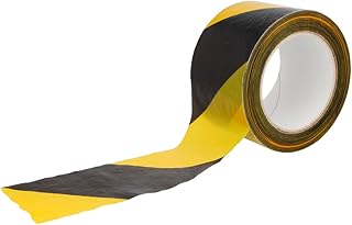 Amig - Cinta No Adhesiva de Balizamiento - Para Señalización y Advertencia de Peligro - Resistente al Agua y Flexible -...