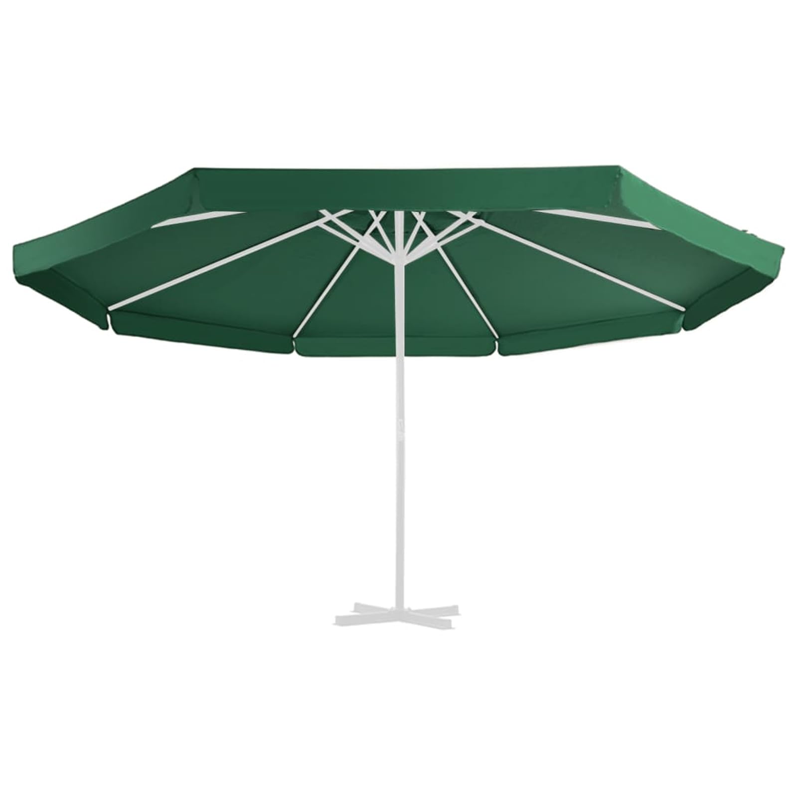 JUDYY Telo di Ricambio per Tenda da Sole Verde 500 cm,Vita all'aperto,Accessori per ombrelloni e Parasole,Tessuti per ombrelloni e parasoli-312539