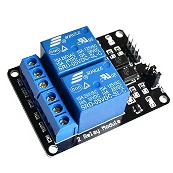 Techleads 5V 10A 2 Channel Relay Module Shield For Arduino Arm Pic Avr Dsp