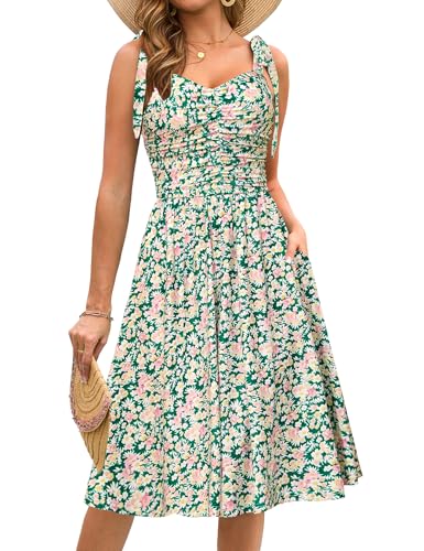 Kranda Summer Dresses for Women 2026 Spring Tie...