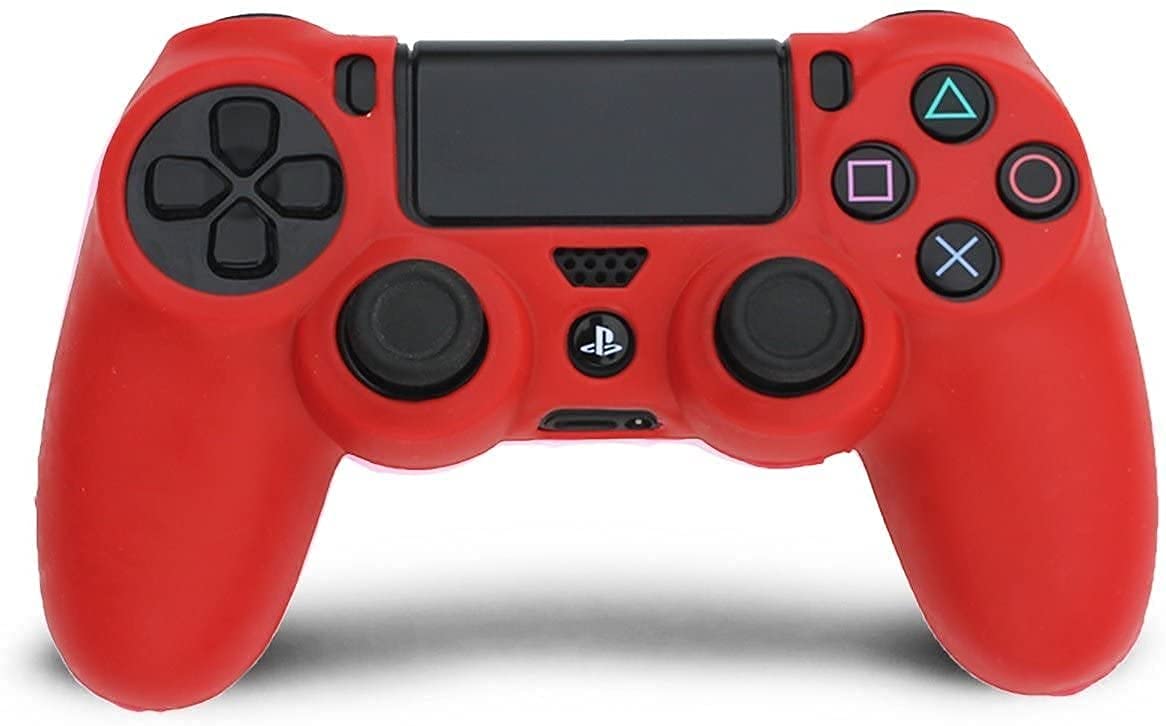 Pindia Pack Of 1 PS5 & PS4 Silicone Anti Slip Controller Grip Cover, Red (B09HTDWLHL) Amazon Price History, Amazon Price Tracker