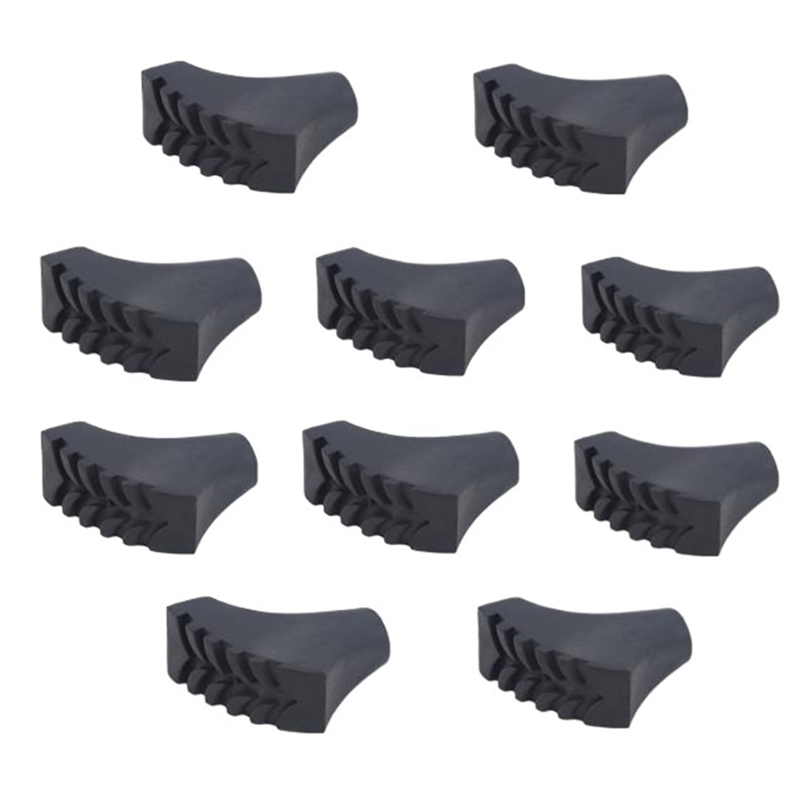 Protecteur De Canne Protections d'embouts de bâtons de Marche et de Trekking, tampons en Caoutchouc, Embouts de Rechange for bâtons de randonnée pour Trekking BâTons De Marche