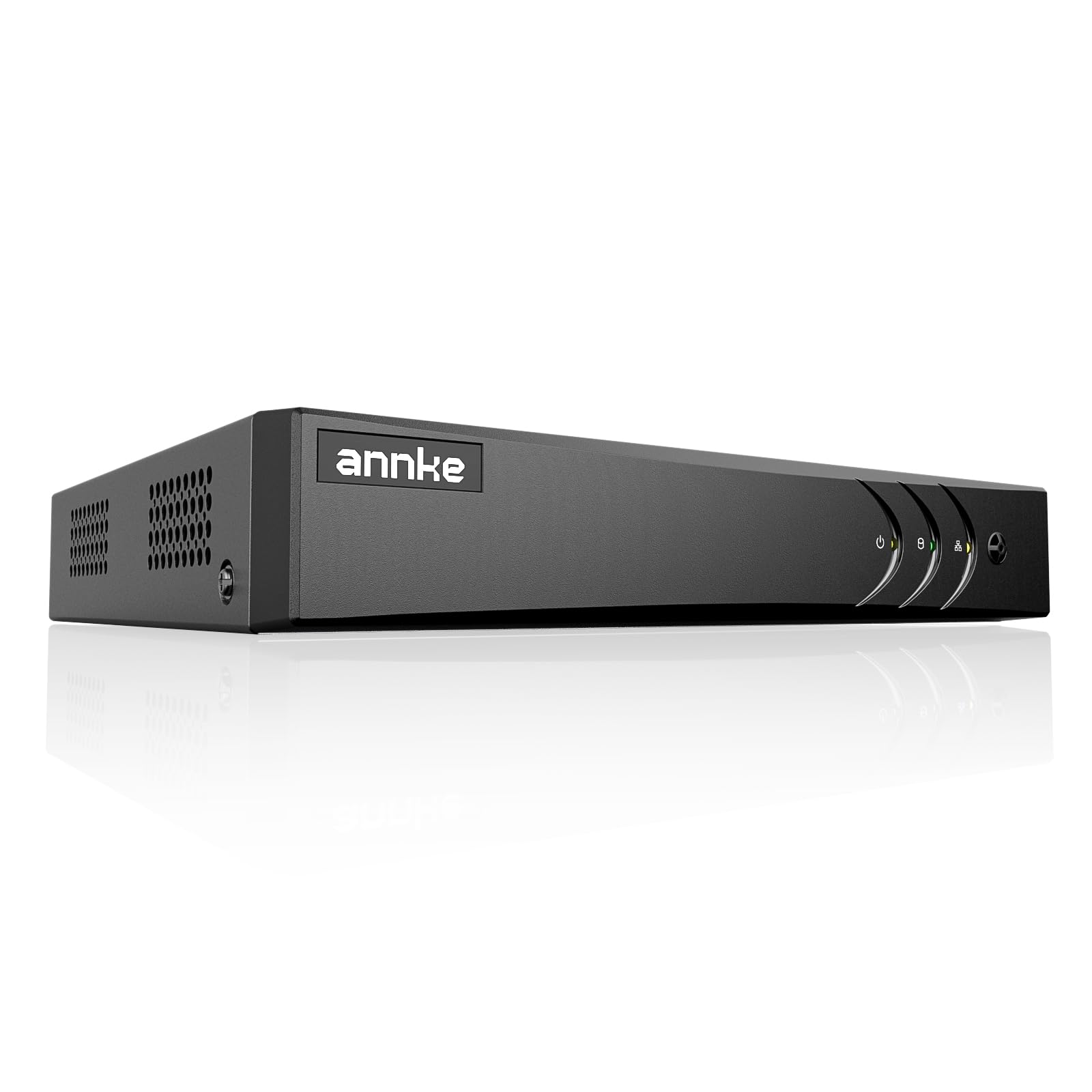 ANNKE 16 Kanałów Rejestrator DVR 5MP Lite H.265+ Recorder dla kamer analogowych/IP 5MP/4MP/3MP/2MP TVI AHD CVI, Dostęp do odległości, jednoczesne wyświetlanie Plus Flux Video, Nie HDD