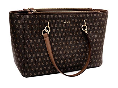 dkny coated logo bag