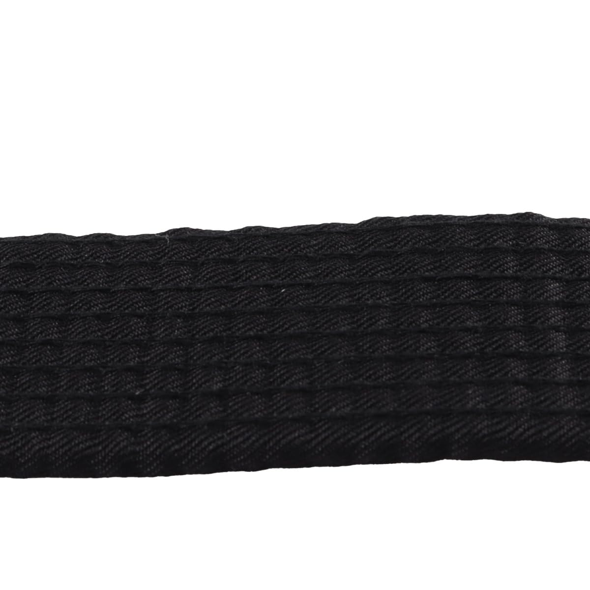 Cinturón de poliéster negro 280 cm para karate, judo, taekwondo adultos entrenamiento competición