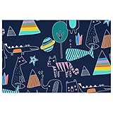 Placemats Set of 6 Dining Table Place Mats Cloth Placemats Kitchen Table Mats Indoor Outdoor Placema