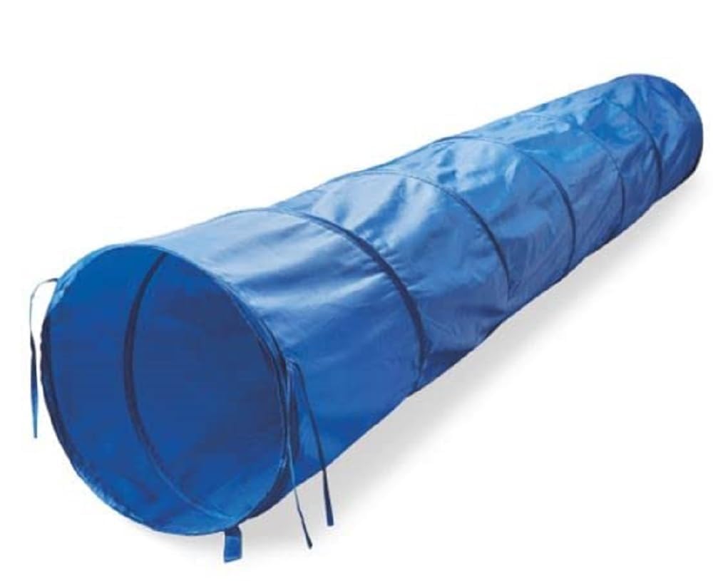 Dog Tunnel - Agility Set Dogs - Foldable - Lightweight - with Carry Bag and Pegs - 3M