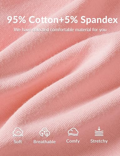 WRYGRTA 3 Pack Baby Bloomers for Girls Diaper Covers Shorts Elastic Soft Clothes White/Melon Red/Light Pink 12-18M - Thumbnail 6