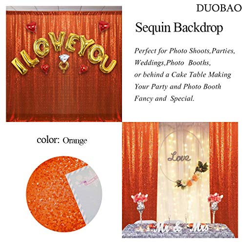 Sequin Curtains 2 Panels 2FTx8FT Glitter Sequin Backdrop Curtains Sequin Photo Backdrop Sequin Window Curtains Payette Sequin Curtain Panels Wedding Party Background Drapes (8FTX8FT, Coral)