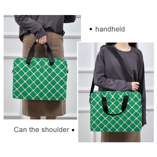 Bolsa maletín para laptop ALAZA verde modelo Morocco 13-15.6" miniatura 2