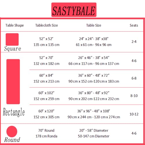 Servilletas de tela navideñas Sastybale pack x4 rojas 20x20 in miniatura 6