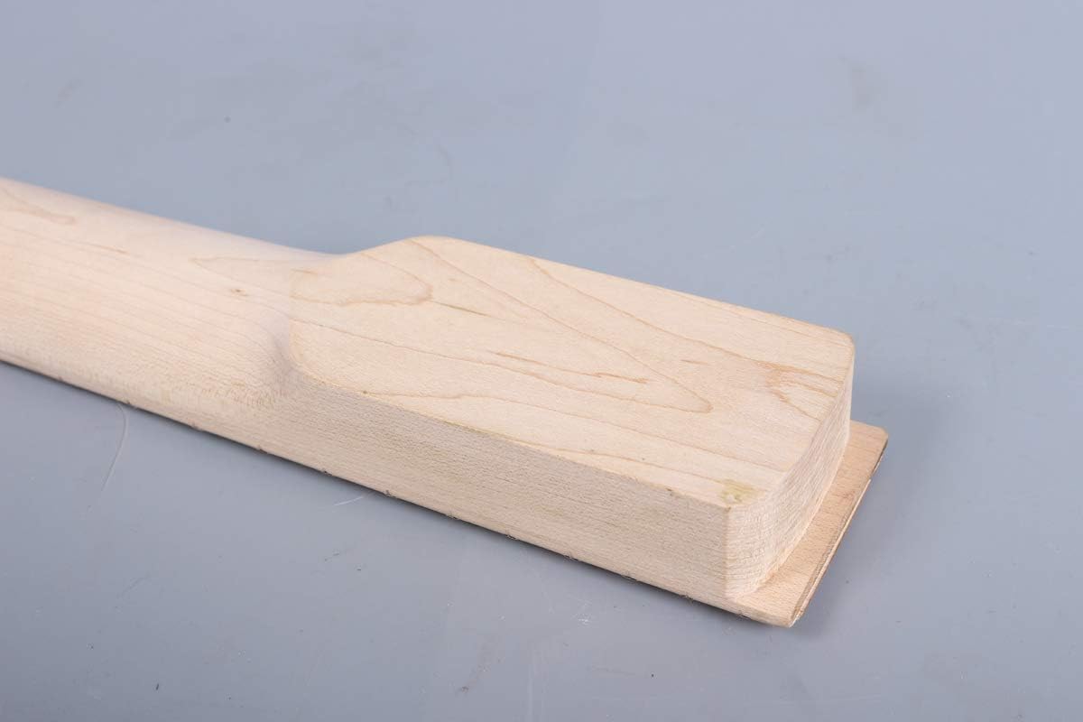 Unfinished guitar neck 22 fret For TL ST electric guitar Maple Fretboard Paddle head DIY Guitar Dot Inlay (24.75inch)