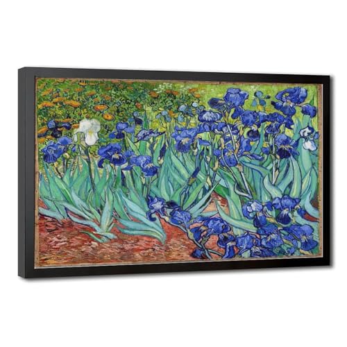 Impression sur toile Van Gogh Iris 20,3x30,5cm WCYB tableau deco