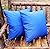 Sigmat Waterproof Outdoor Pillow Covers Fade Resistant Decorative Throw Pillowcases for Patio, Sofa and Chair Set of 2, 12x20 Inch, Royal Blue