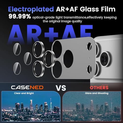 Image of Camera Lens Protector Tempered Glass for iPhone 17 Pro Max - Alloy Metal Cover with Tempered Glass - Scratch Resistant, Easy Installation