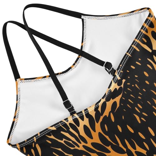 Leopard Girls One Piece Swimsuit Beach Swimwear 208574584