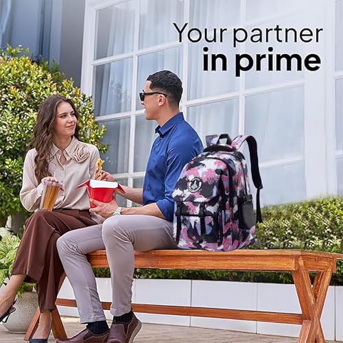 Image of Tinytot 30 Litre Waterproof School Backpack Bags for Women - Large 19 Inch Laptop Bag for Boys &Girls 12+ Years, College Bag for Girls and Boys, Men, Women - Ideal for Office, Travel, School, College