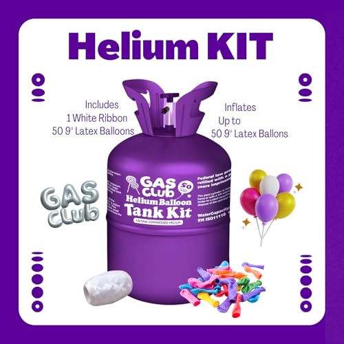 13L Helium Tank for Balloons At Home Helium Balloon tank Up To 50 Latex Balloons - Image 3