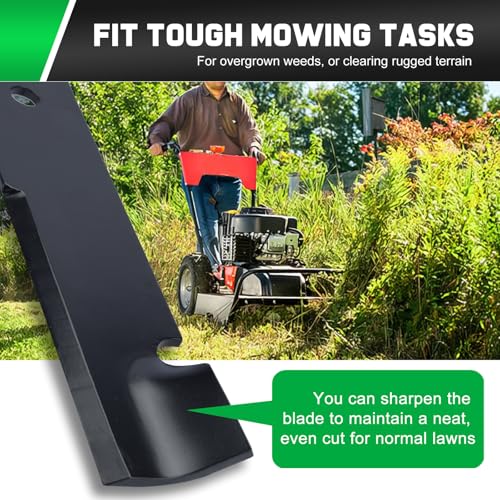 Image of Grasscool 038-0005-00 54 inch Magnum MZ Zero Turn Mower Blades Compatible with Bad Boy Maverick ZTR ZT Elite 54 inch Lawnmower Replace for 038-0001-00