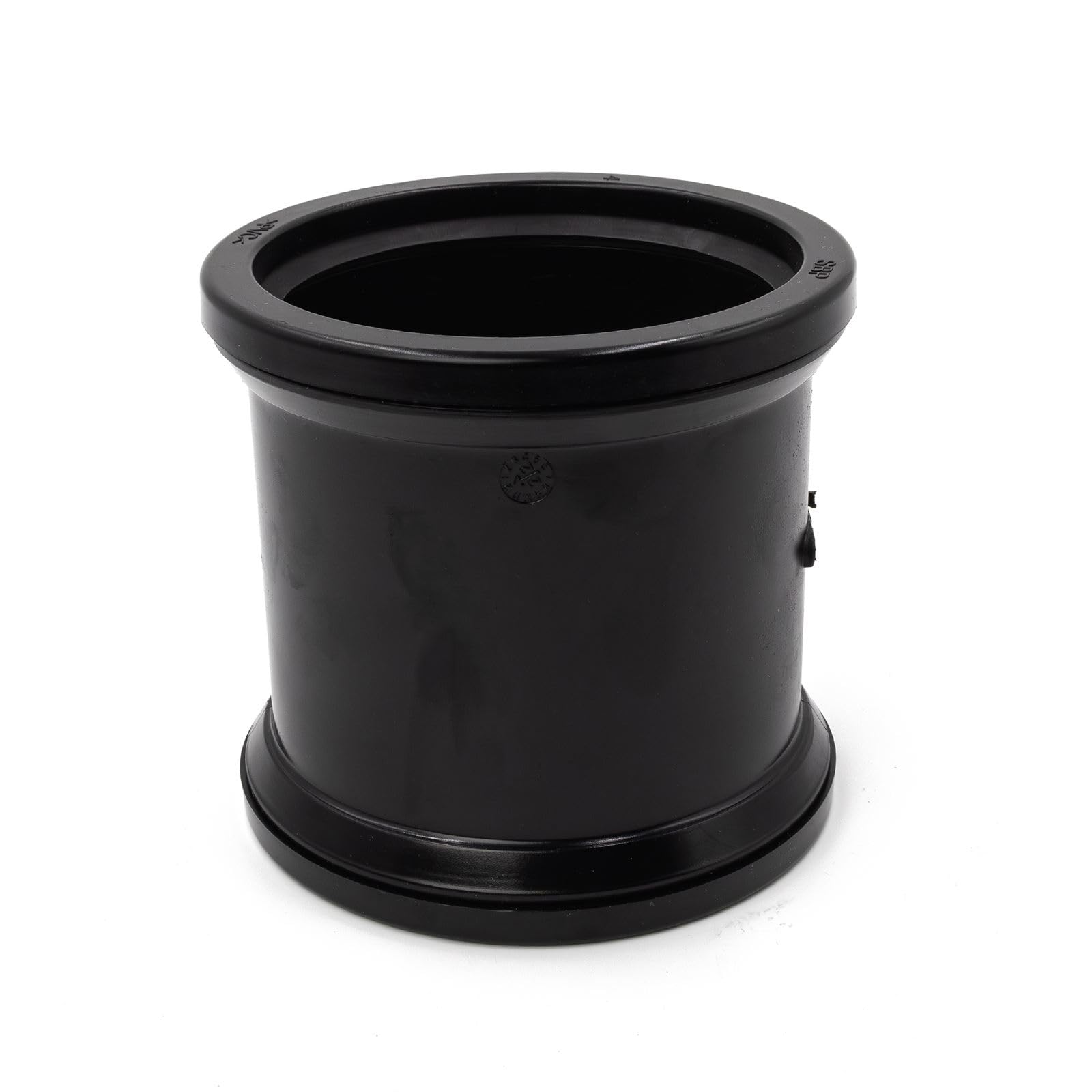 Coupler, Black Kayflow 110mm Soil & Waste Pipe Fitting