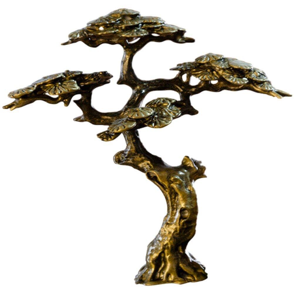 Arbre de pin en cuivre miniature cadeau idéal de pendaison