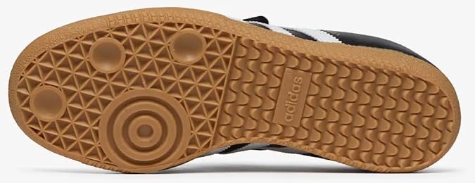adidas Samba Jane Womens Sneaker (Black White Gum, 6)