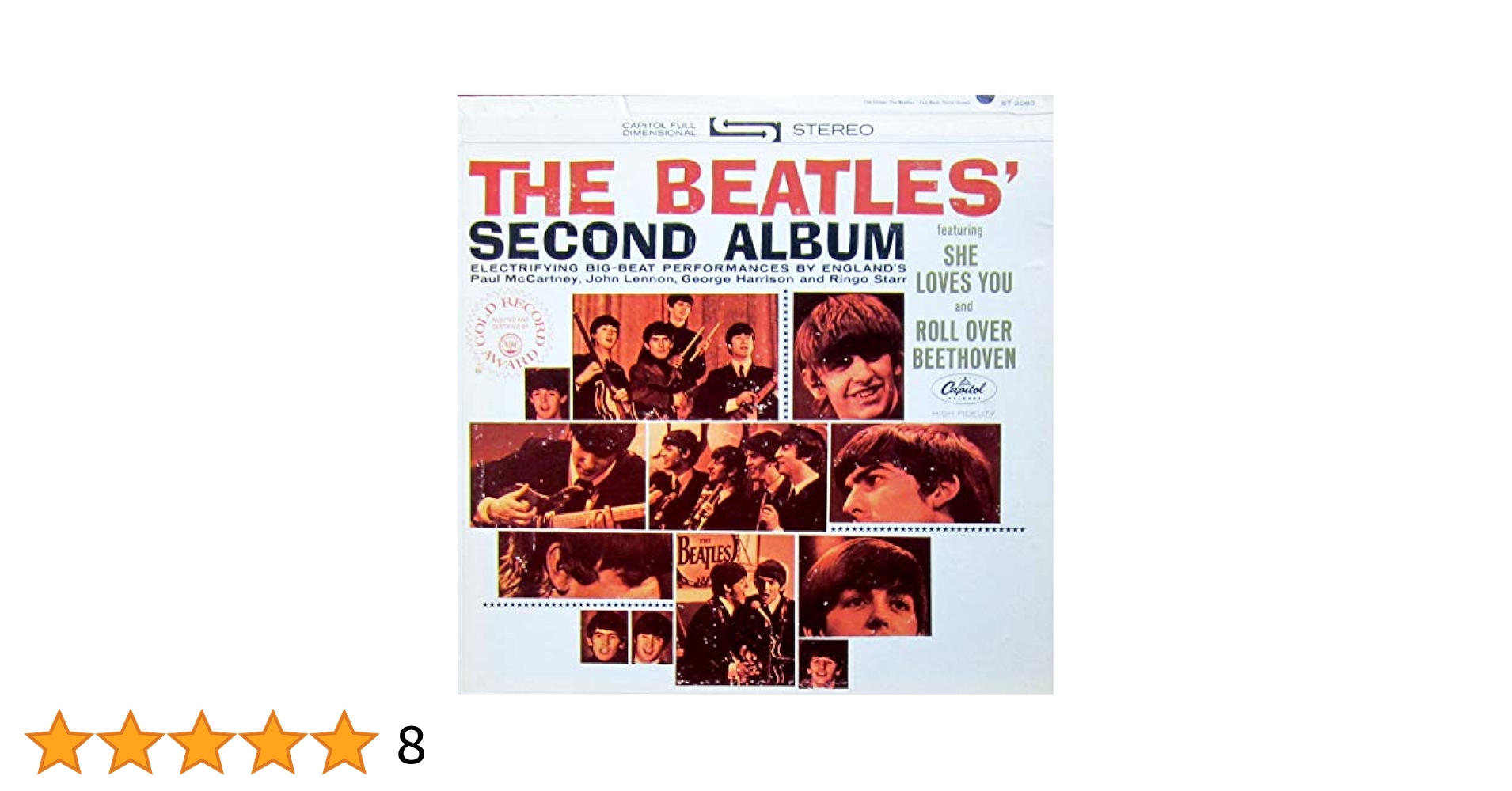 2アルバムセットTHE BEATLES レコード ザ・ビートルズ・セカンド・アルバム【直輸入盤仕様／完全生産