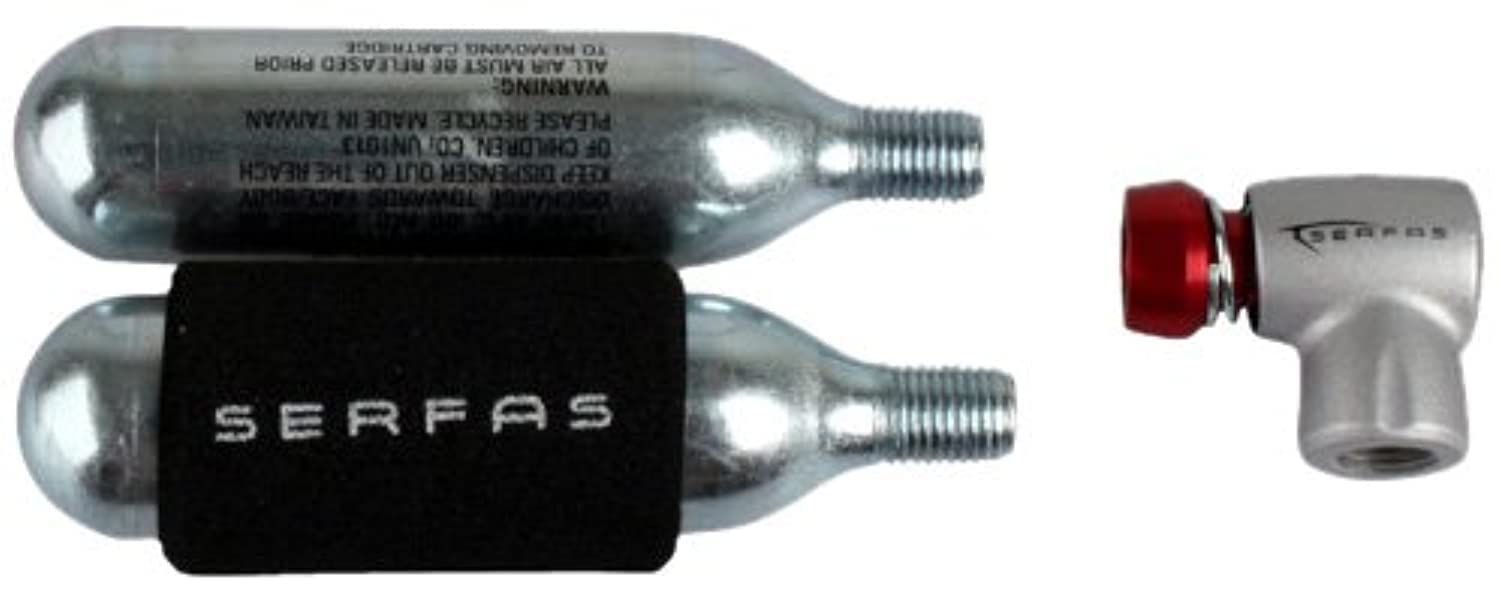 Serfas Mikro Blast Alloy CO 2 Pump (Black)