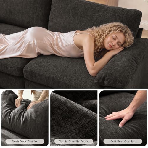Image of 78 inch Loveseat Cloud Couch, Sectional Couches for Living Room