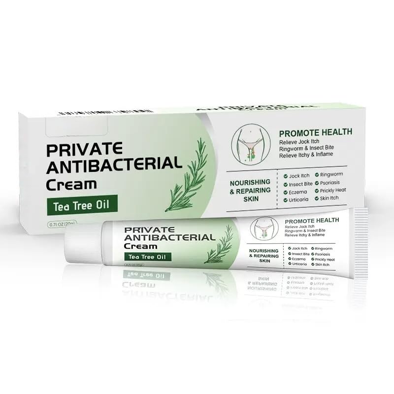 Antifungal Cream for Men & Women, Antibacterial Ointment for Private Parts, Stops Itching Fast, Prevents Odor