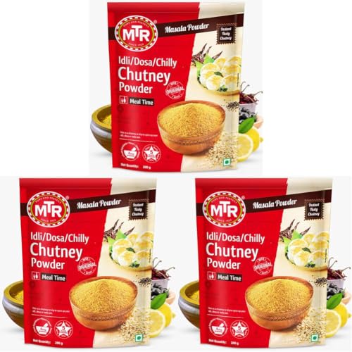 Image of MTR Idli /Dosa /chilly Chutney Powder 200g (Pack of 3)