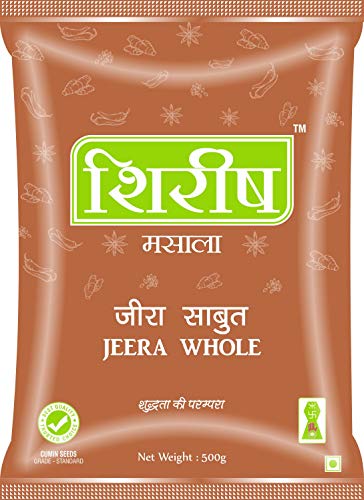 Image of Shirish Masala Jeera Whole 500gm, Cumin Whole (500 Gram Pack of 1)