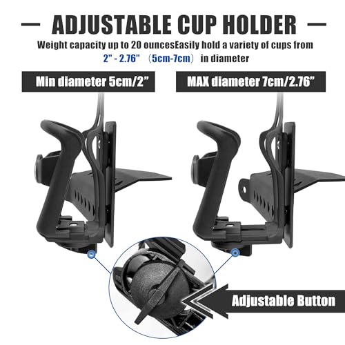 Portavasos Universal Ajustable para Can-Am Spyder F3 Izquierdo miniatura 4