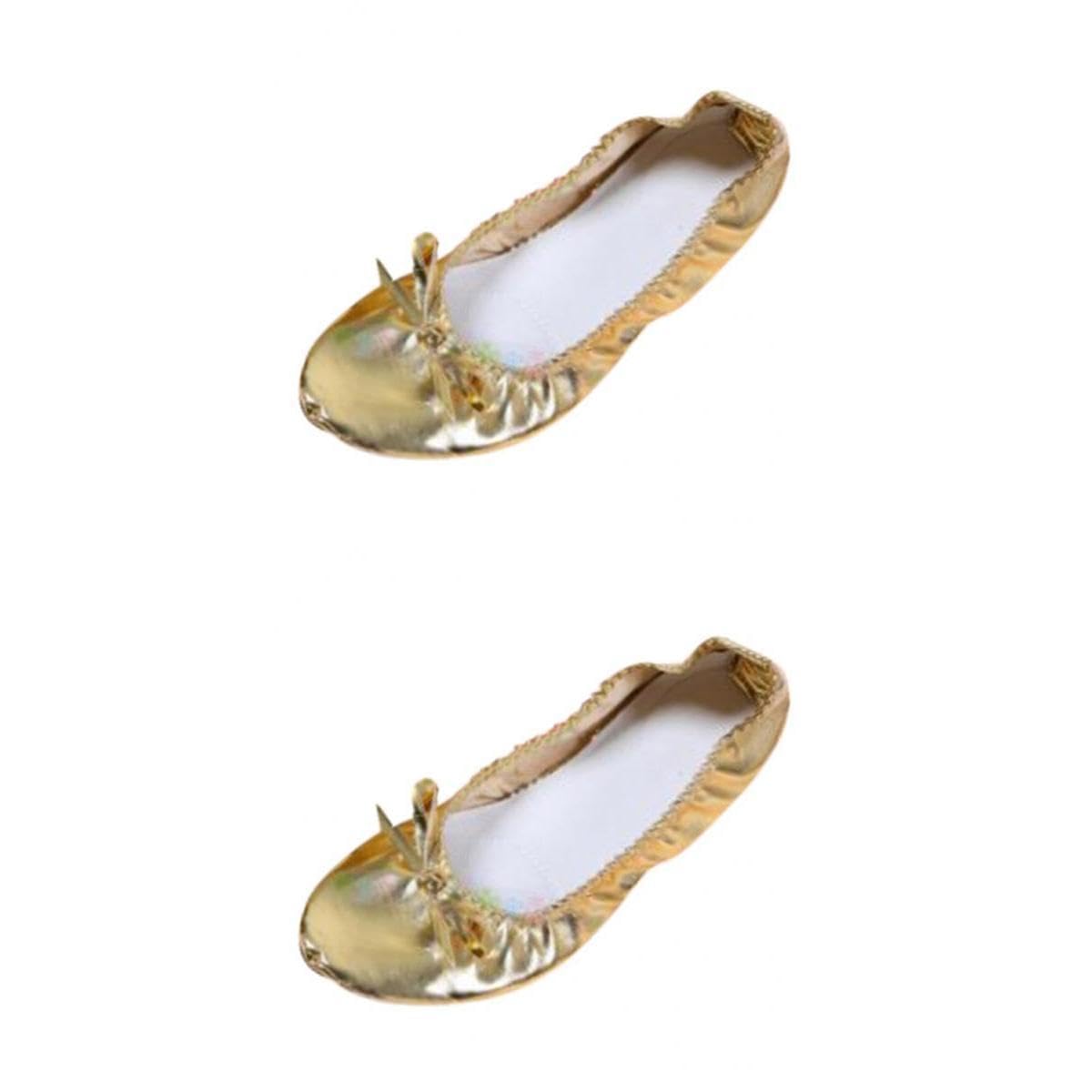 2pairs Leather Ballet Belly Slippers Dance Shoes Gymnastics Yoga for Women | Clothing, Shoes & Accessories | Dancewear | Adult Dancewear | Belly Dancing