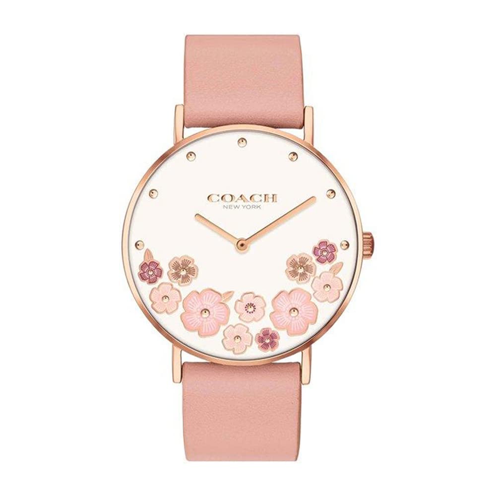 COACH Quartz Analog Multicoloured Dial Leather Strap Watch for Women-NECO14503770W (B0BD8ZJKMV) Amazon Price History, Amazon Price Tracker