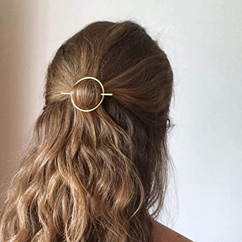 Dreamin F-02 Dreamyn Round Hair Clips Hollow Circle Hair Barrettes Fashion Geometric Hairpins Minimalist Hair Accessories Hair Jewelry thumb #1