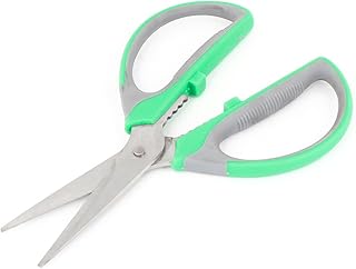 Aexit Home Family Hand Tools Green Gray Antislip Handle Metal Shears & Scissors Cutters Scissors